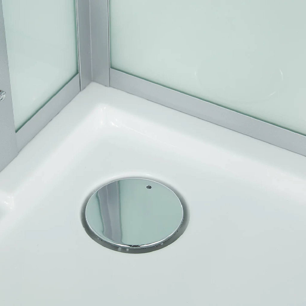 Maya Bath Platinum Arrezo Steam Shower with Rainfall Ceiling Shower