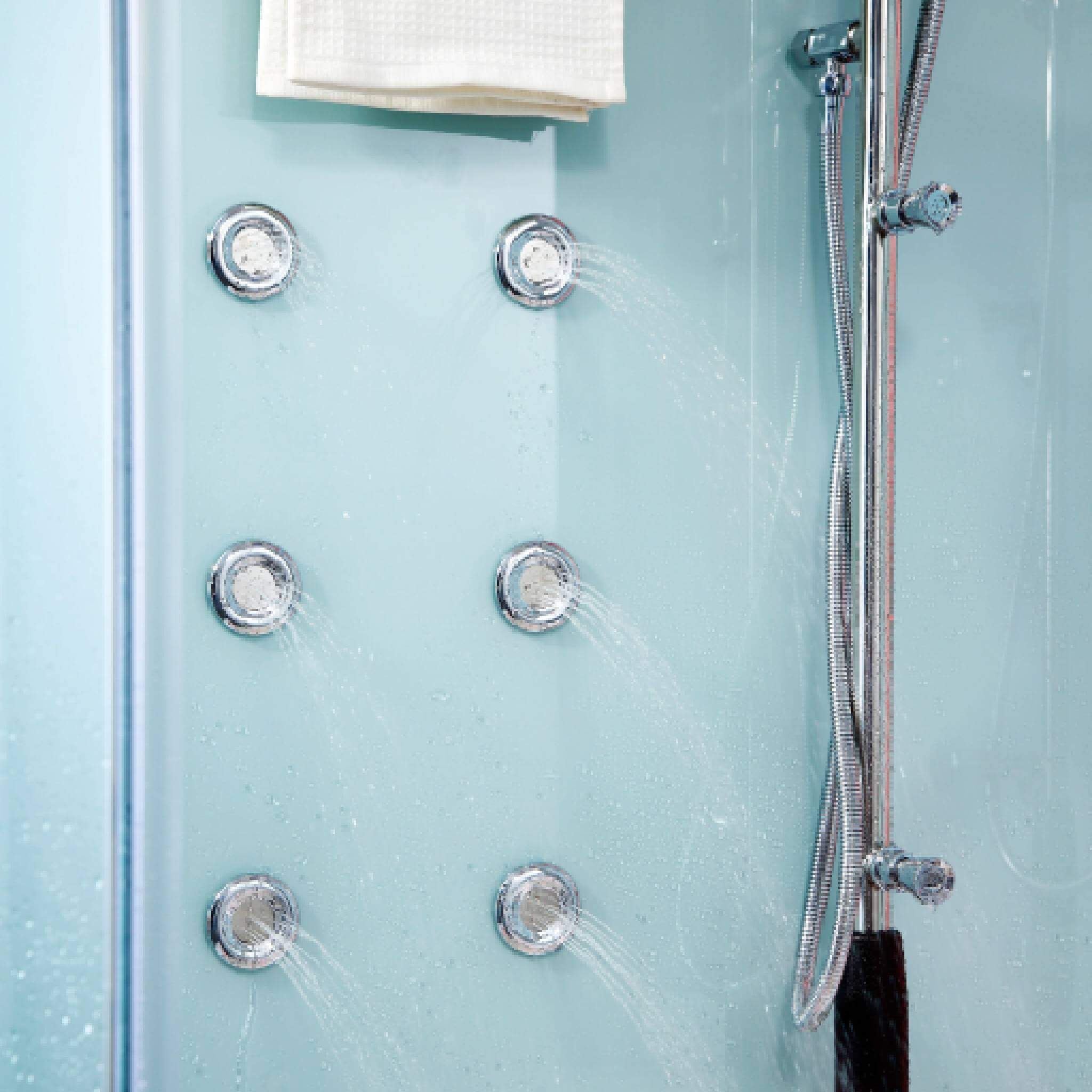 Maya Bath Platinum Comfort Steam Shower with Whirlpool Bathtub [2025 Edition]