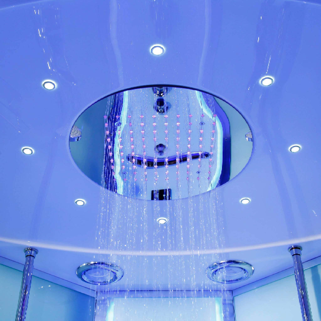 Maya Bath Platinum Comfort Steam Shower with Whirlpool Bathtub [2025 Edition]
