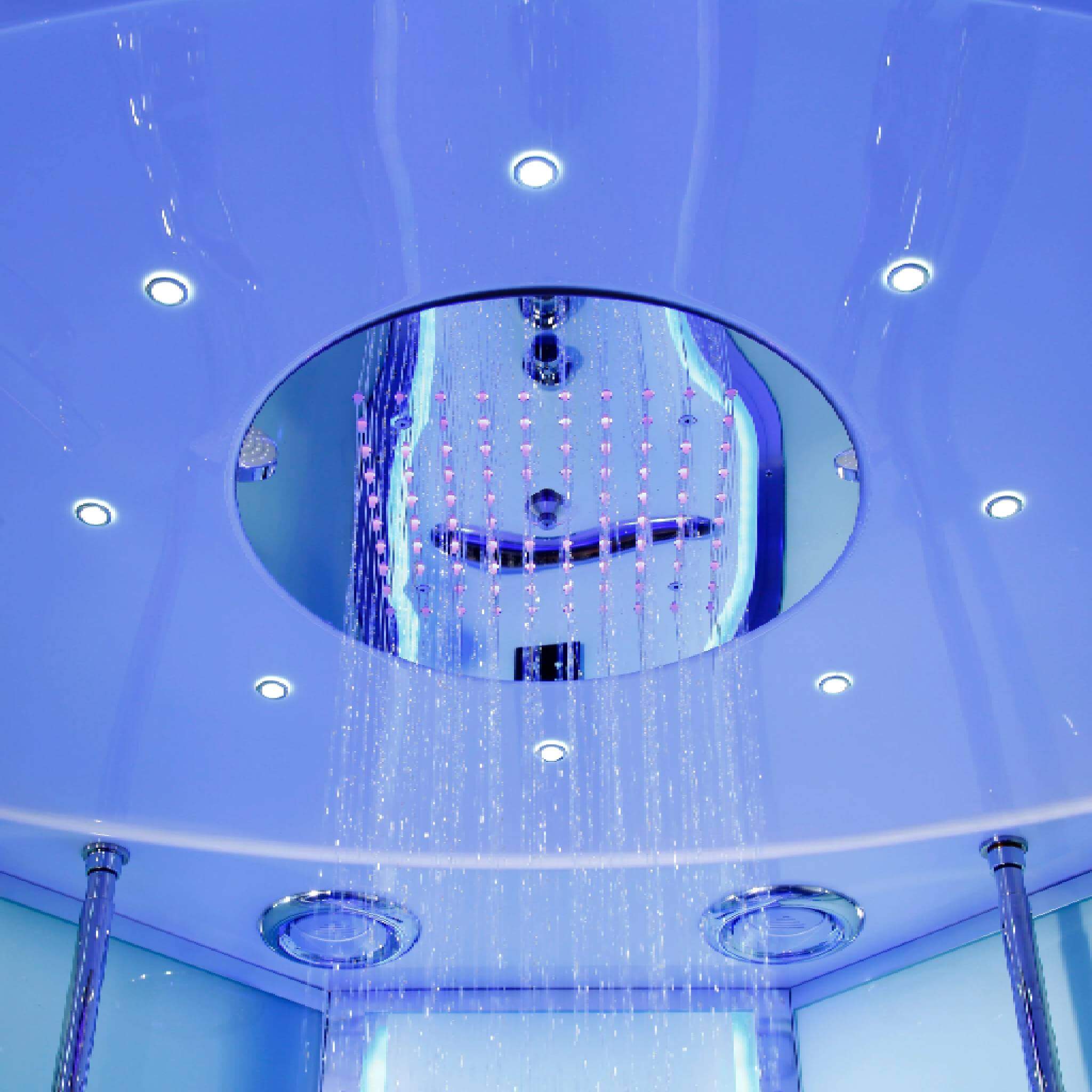 Maya Bath Platinum Comfort Steam Shower with Whirlpool Bathtub [2025 Edition]