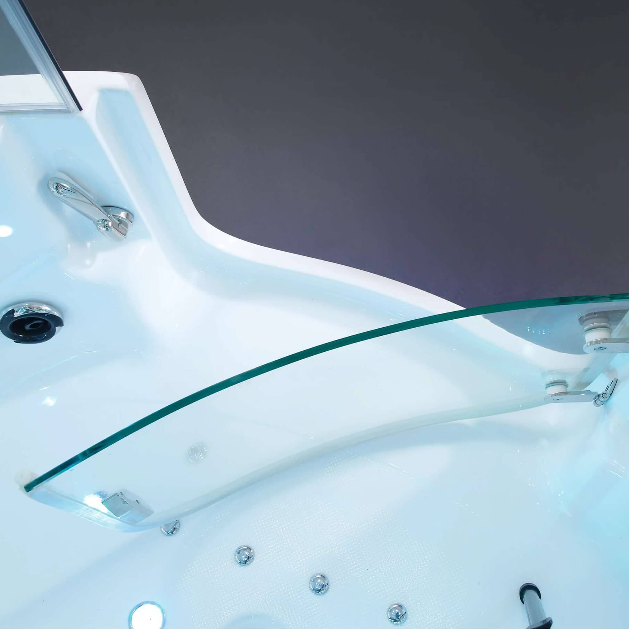 Maya Bath Platinum Comfort Steam Shower with Whirlpool Bathtub [2025 Edition]