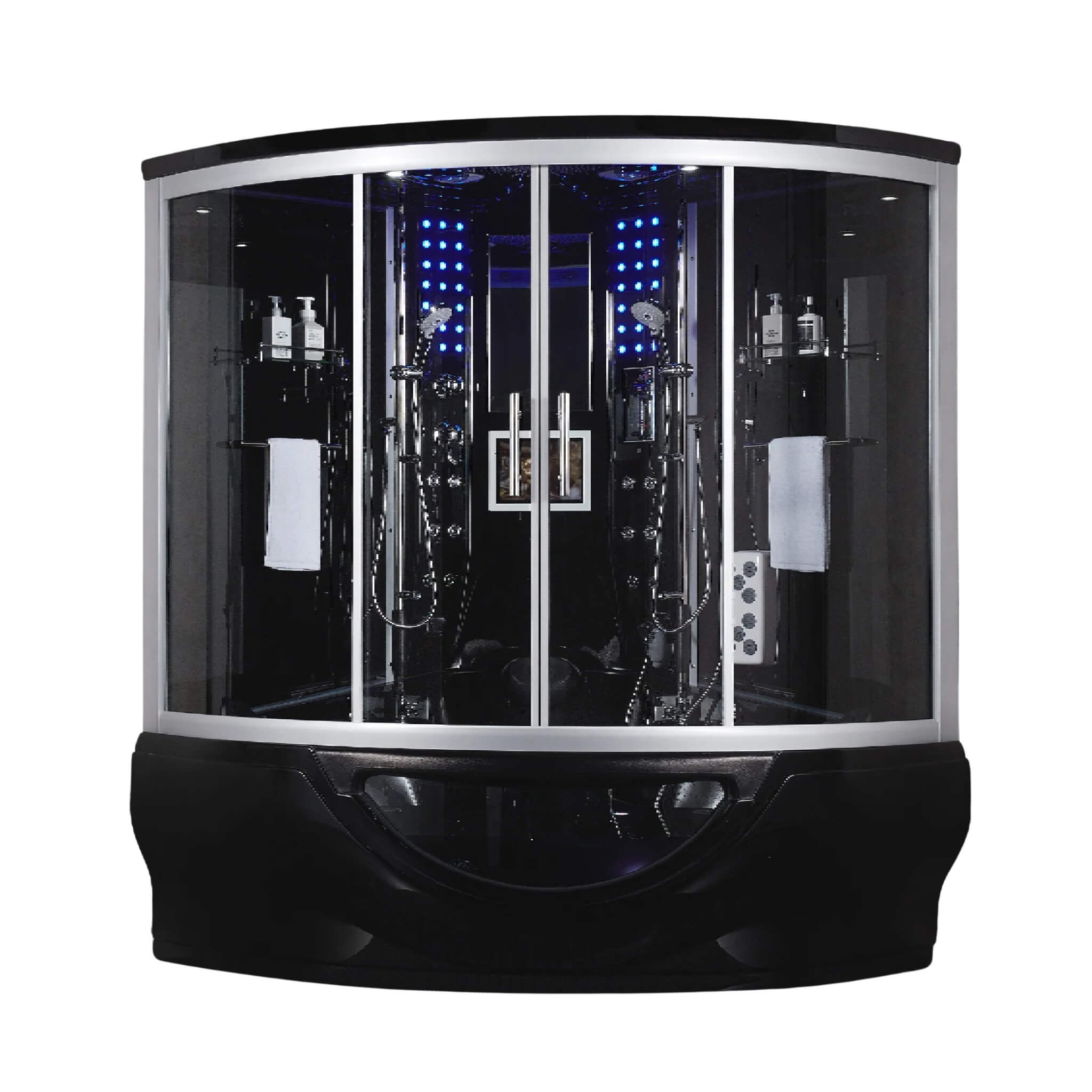 Maya Bath Platinum Superior Steam Shower with Foot Massager