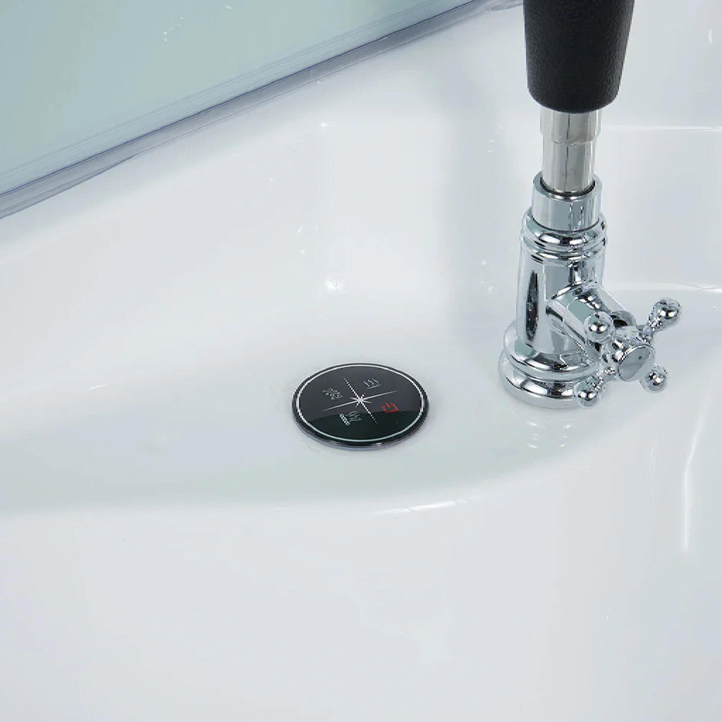Maya Bath Platinum Superior Steam Shower with Foot Massager