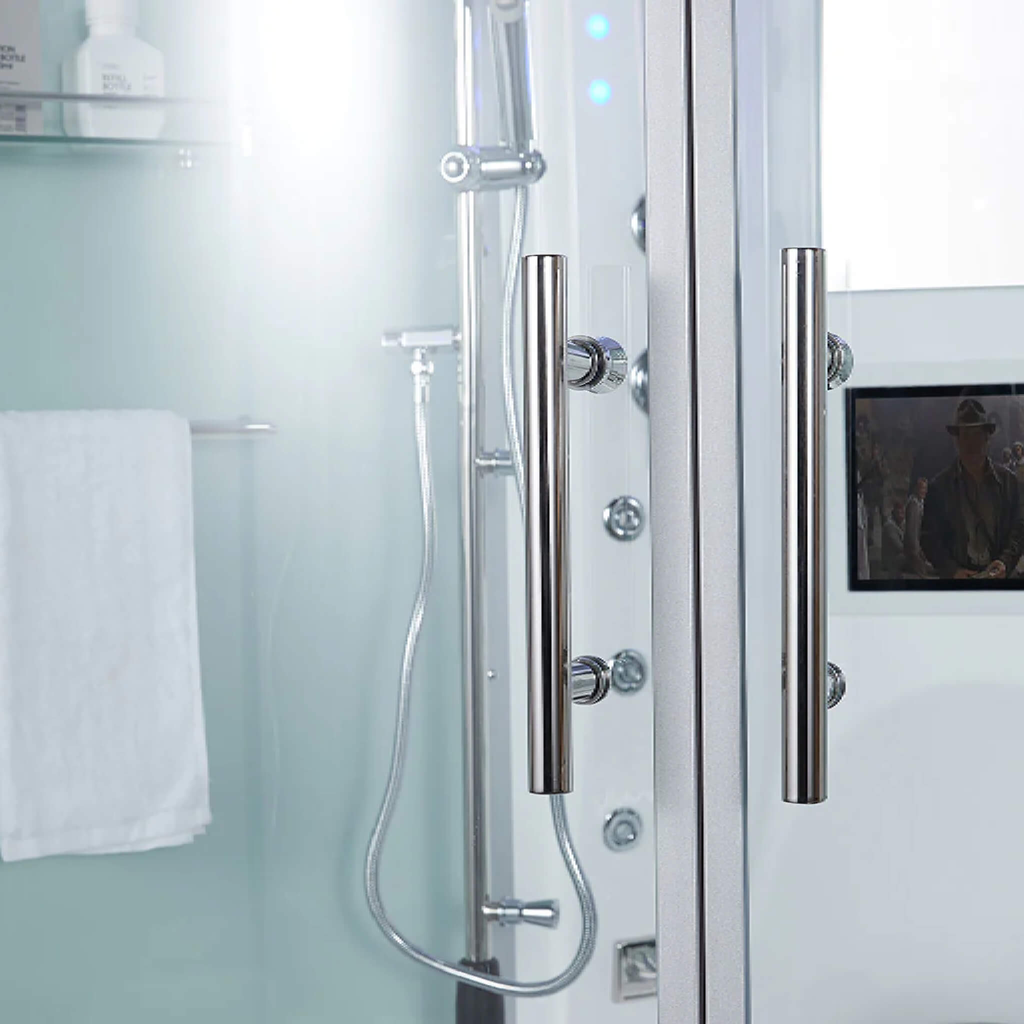 Maya Bath Platinum Superior Steam Shower with Foot Massager