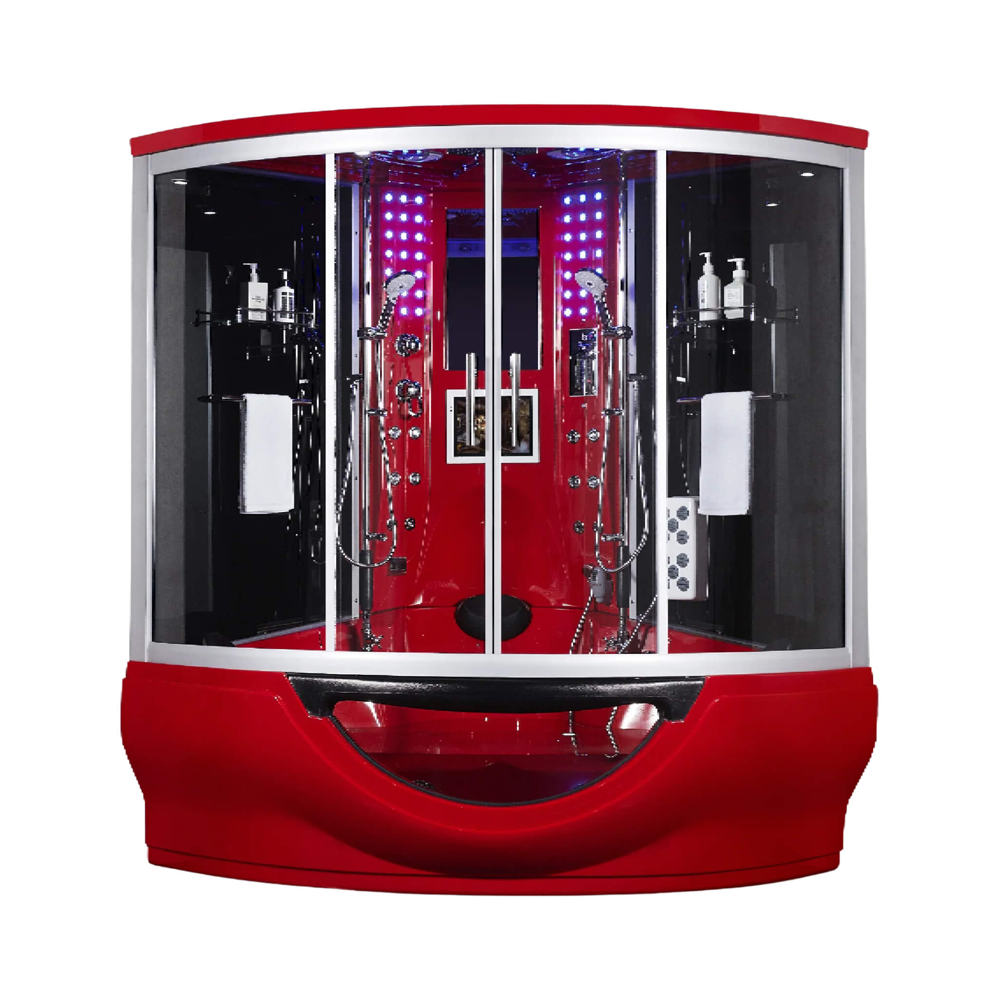 Maya Bath Platinum Superior Steam Shower with Foot Massager