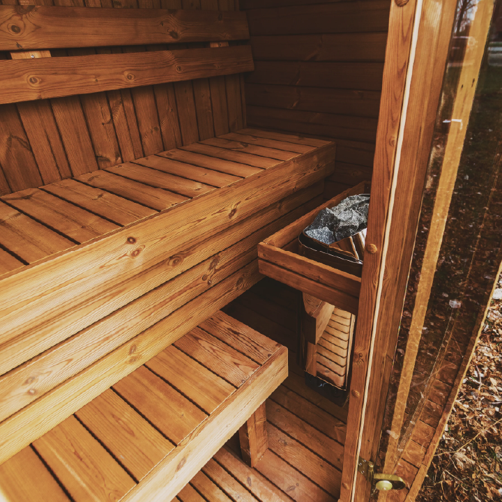 Mande MW12 ThermoWood Sauna for Your Perfect Backyard Retreat