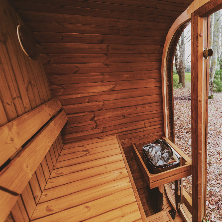 Mande MW12 ThermoWood Sauna for Your Perfect Backyard Retreat