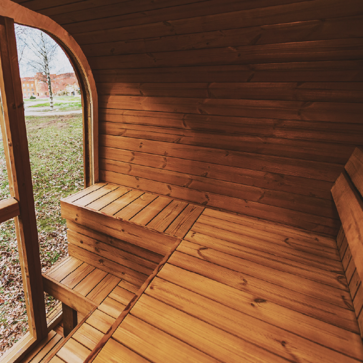Mande MW12 ThermoWood Sauna for Your Perfect Backyard Retreat