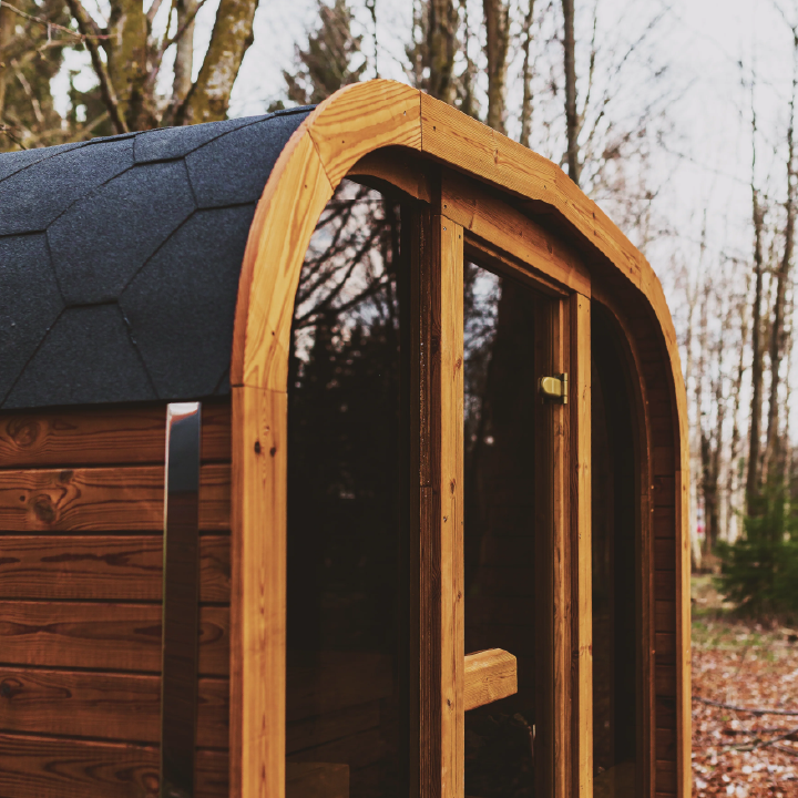 Mande MW12 ThermoWood Sauna for Your Perfect Backyard Retreat