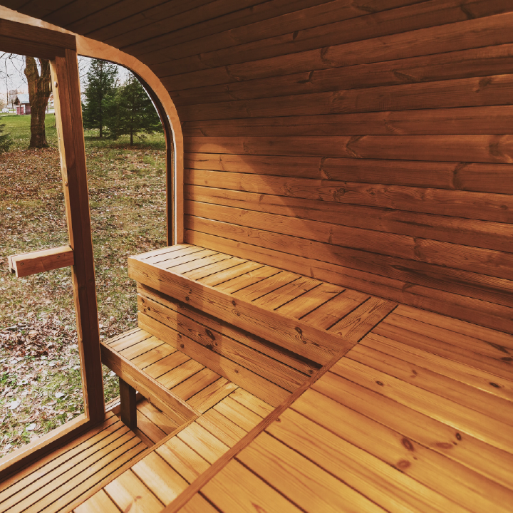 Mande MW12 ThermoWood Sauna for Your Perfect Backyard Retreat