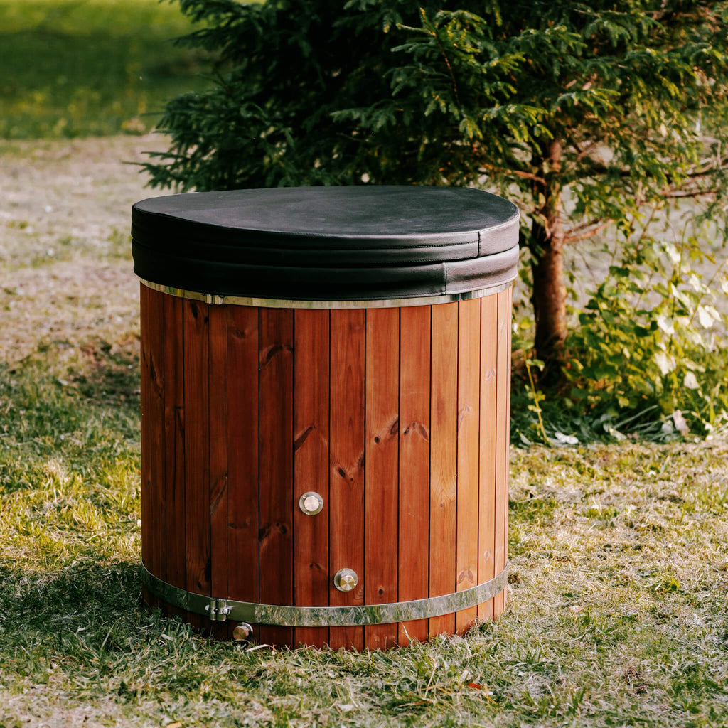Premium 1-Person Fully Assembled ThermoWood Cold Plunge Tub