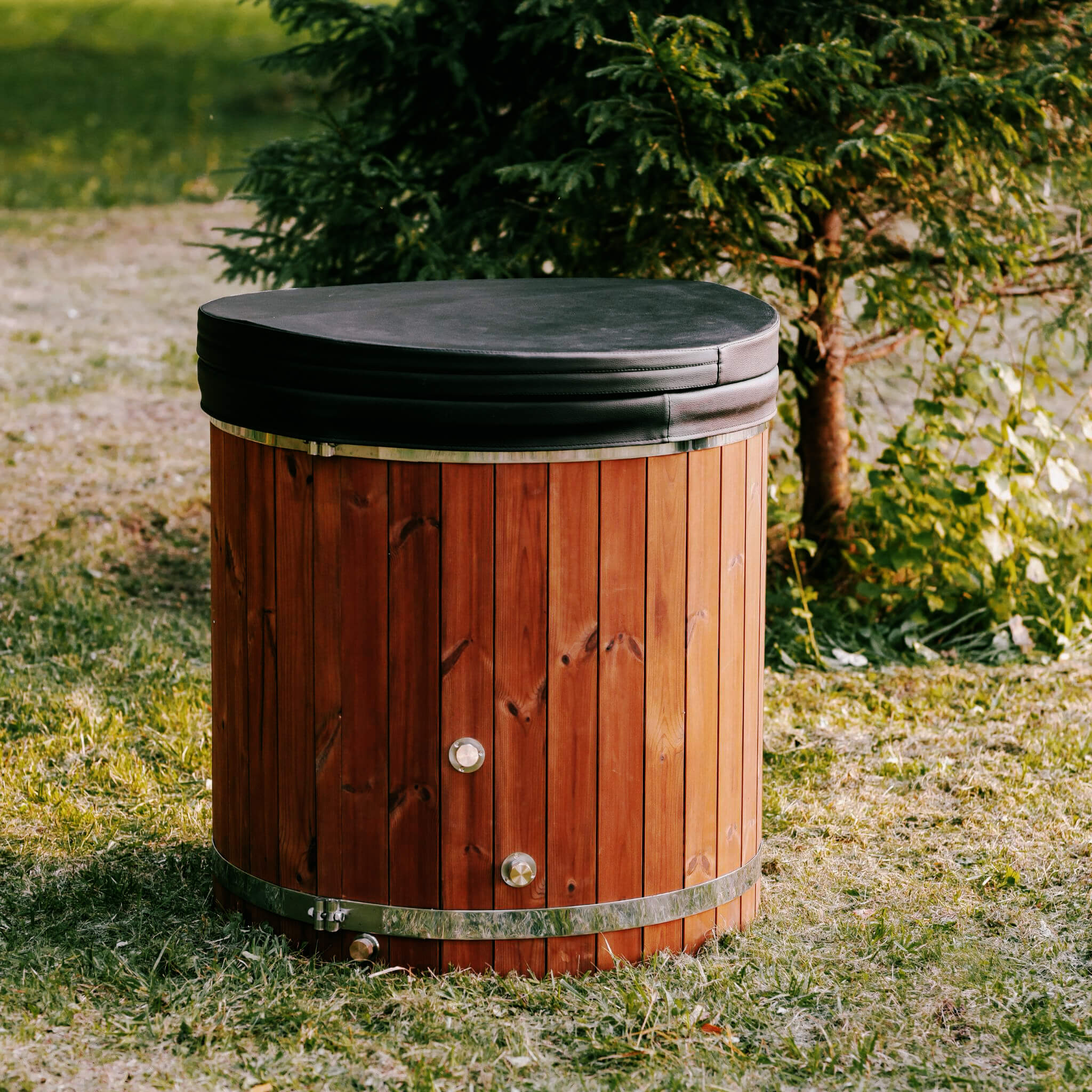 Premium 1-Person Fully Assembled ThermoWood Cold Plunge Tub