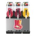 Premium Commercial Stainless Steel Slushy Machine With Triple Tank Advance Cooling, 45L