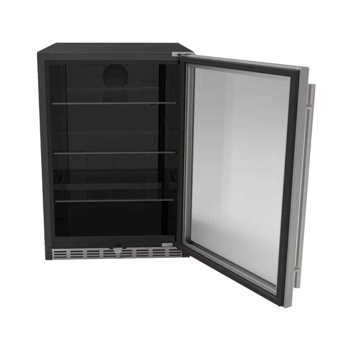 Summerset 24-Inch Outdoor Rated Refrigerator With Glass Door